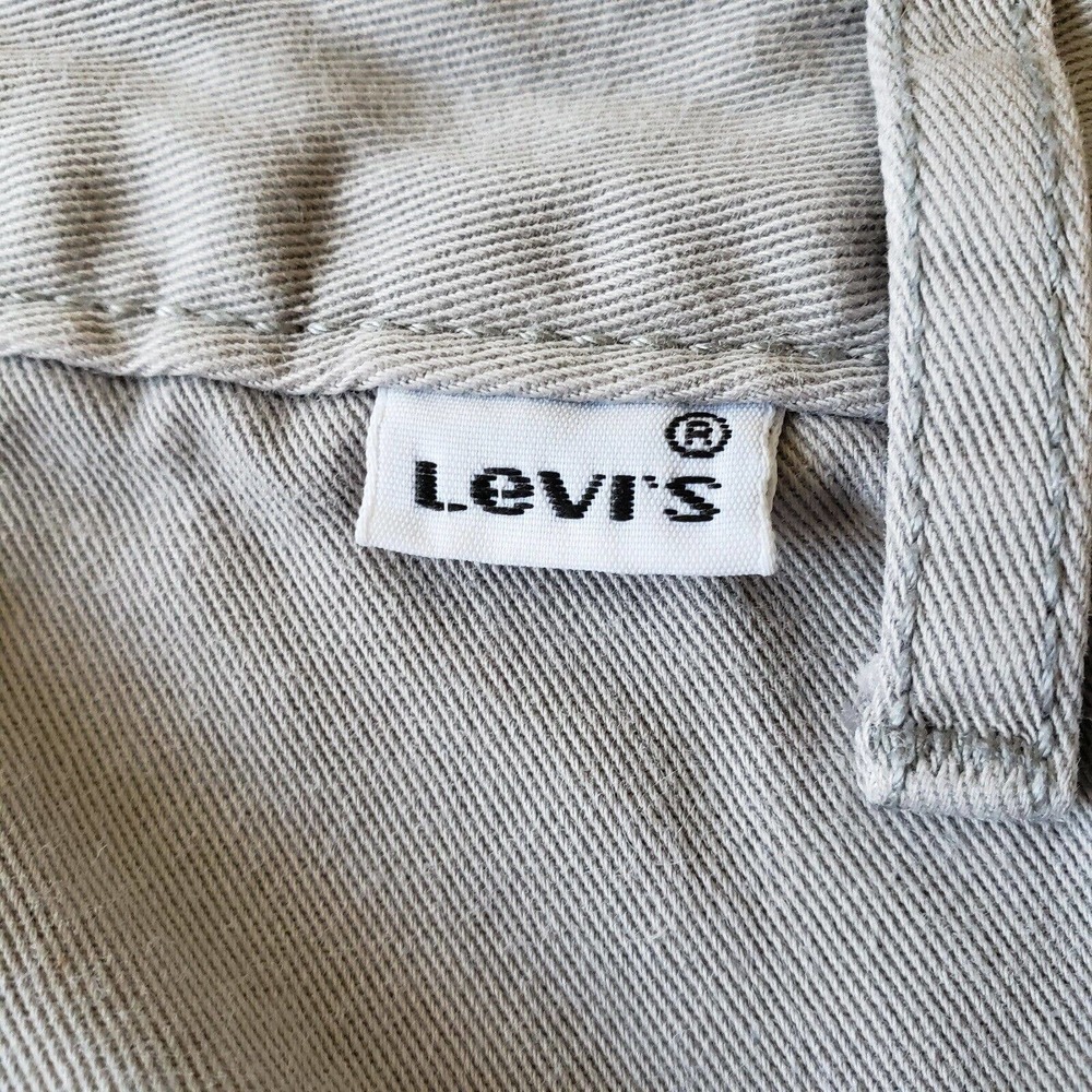 Levi's Original Jeans Men's Size 40 Beige Cargo Shorts 100% Cotton - Picture 7 of 9